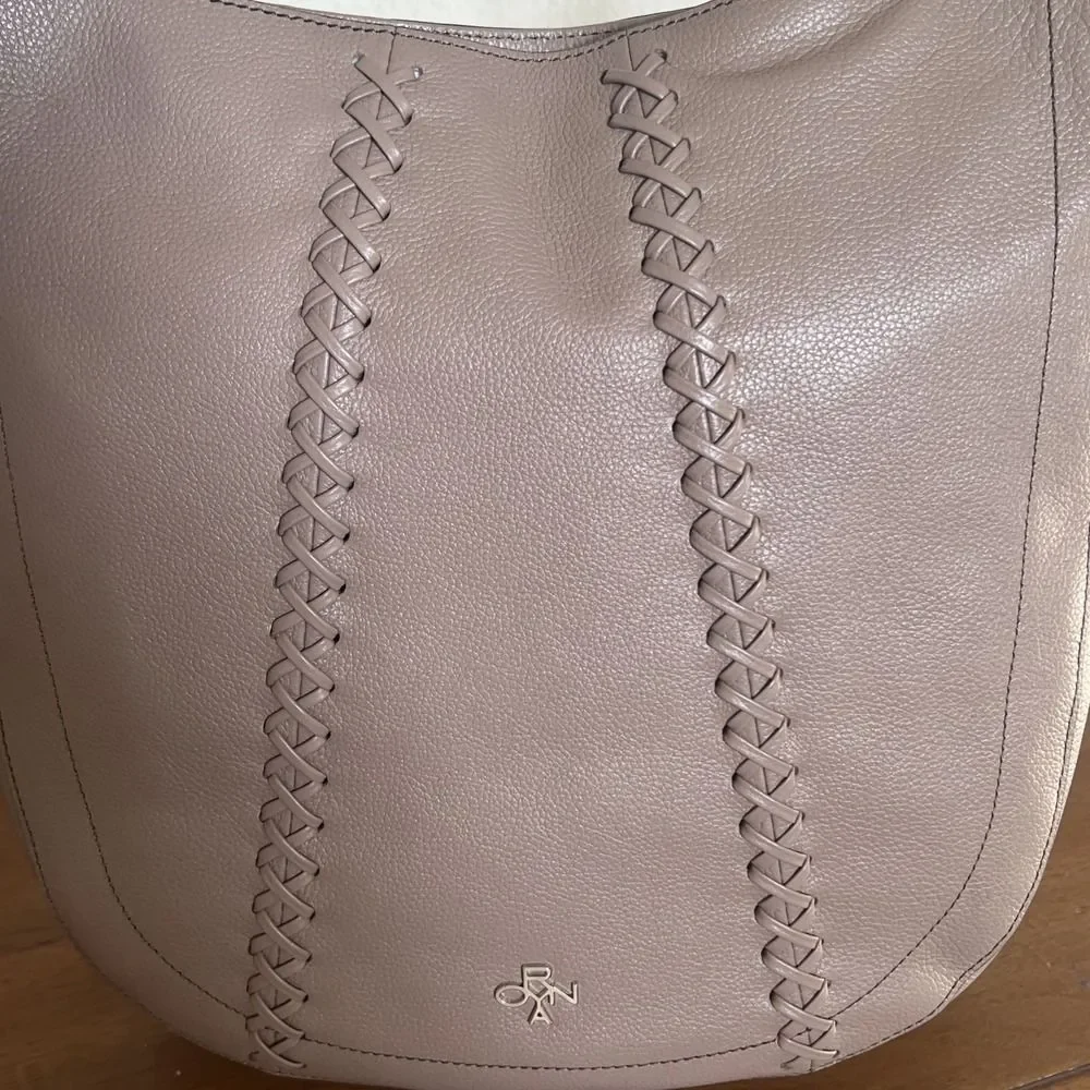 orYANY Large Chelsea‎ Leather Hobo Bag - Mocha NWT